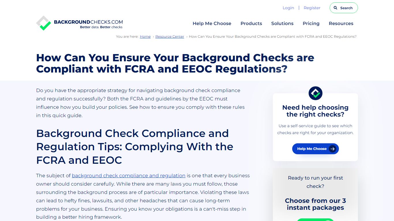 How Can You Ensure Your Background Checks are Compliant with FCRA and ...